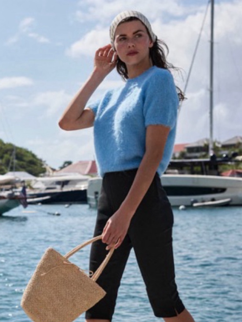 Doen Hearst Short-Sleeve Sweater